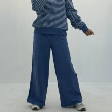 بلوز شلوار نیم زیپ راه راه