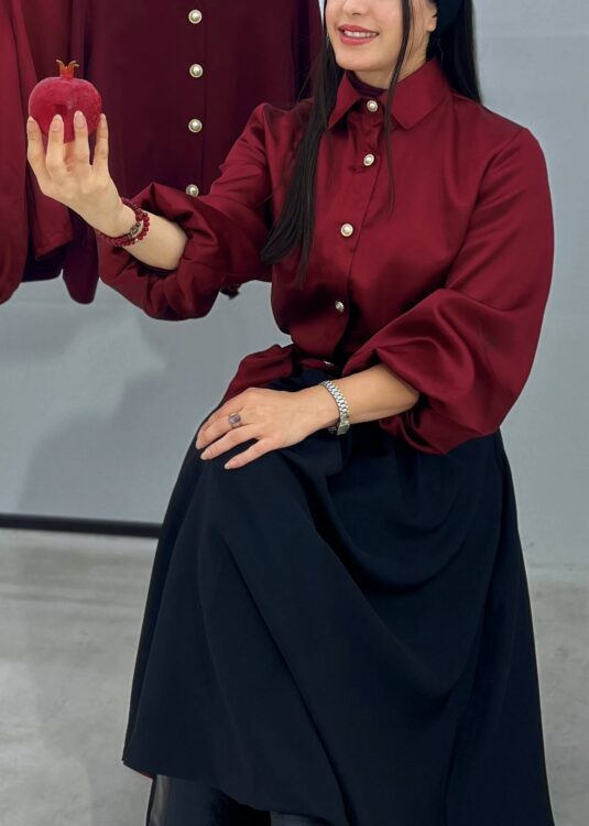 دامن مشکی مازراتی پیلی بلند