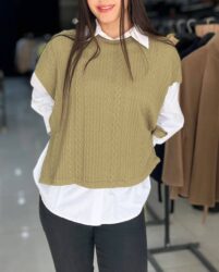 ست دو تکه شومیز وست مراکشی