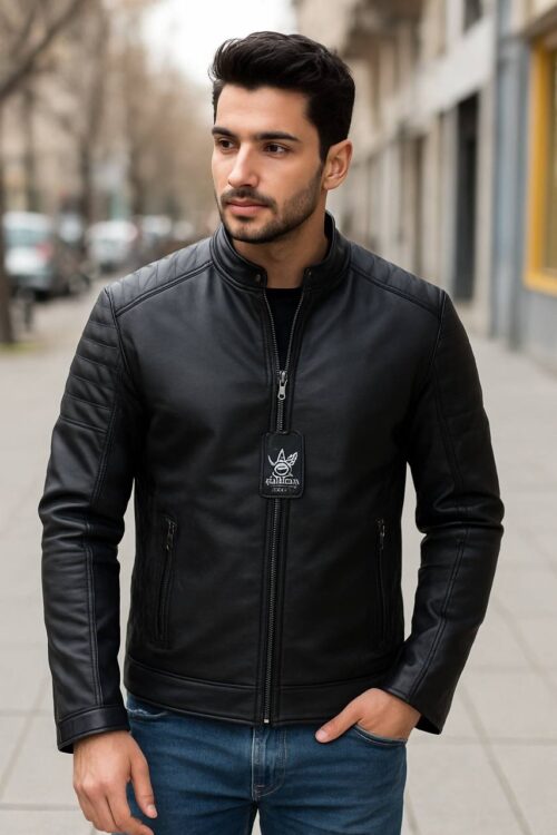 کاپشن چرم مردانه