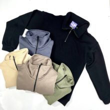 بلوز مراکشی نیم زیپ