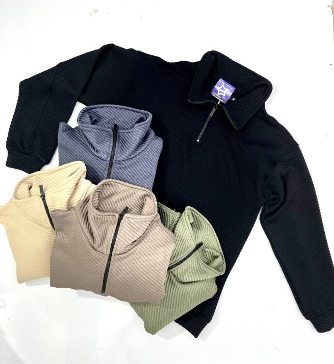 بلوز مراکشی نیم زیپ