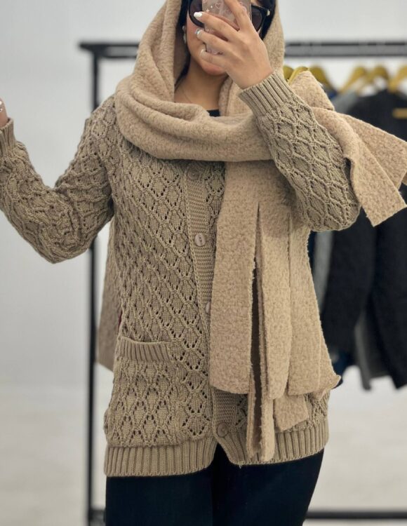 بافت ژاکت لوزی