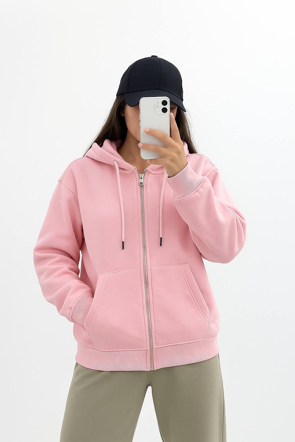 سویشرت دورس داخل کرک پاستلی سویشرت دورس داخل کرک پاستلی