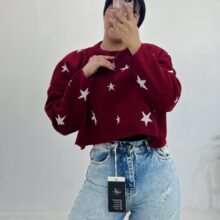 بافت بلوز قرمز Star