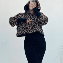 ست هودی و ماکسی پلنگی