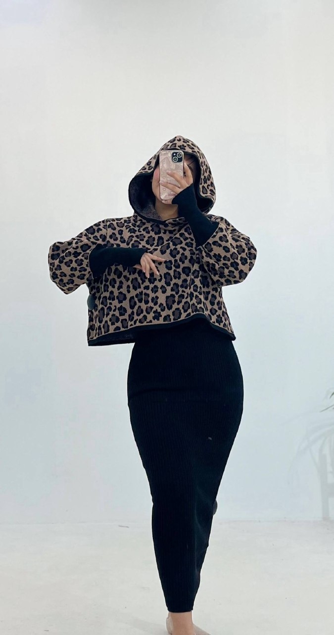 ست هودی و ماکسی پلنگی