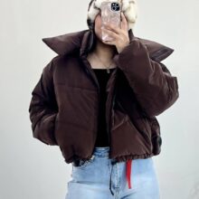 کاپشن پافر شو کراپ