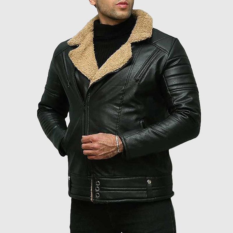 کت چرم مردانه مدل c.h